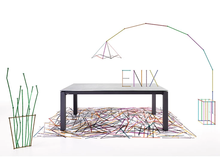 Enix mobliberica keramiek spaans design verlengbare tafel
