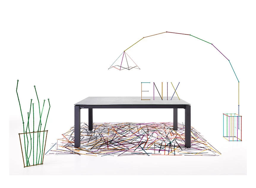 Enix mobliberica keramiek spaans design verlengbare tafel