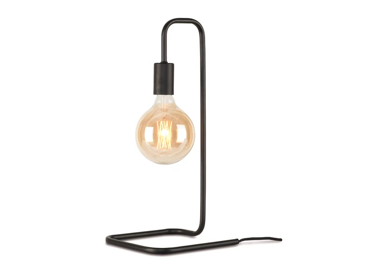 London tafellamp bureaulamp ijzer zwart metro lijnen industrieel verlichting it's about romi E27 40W