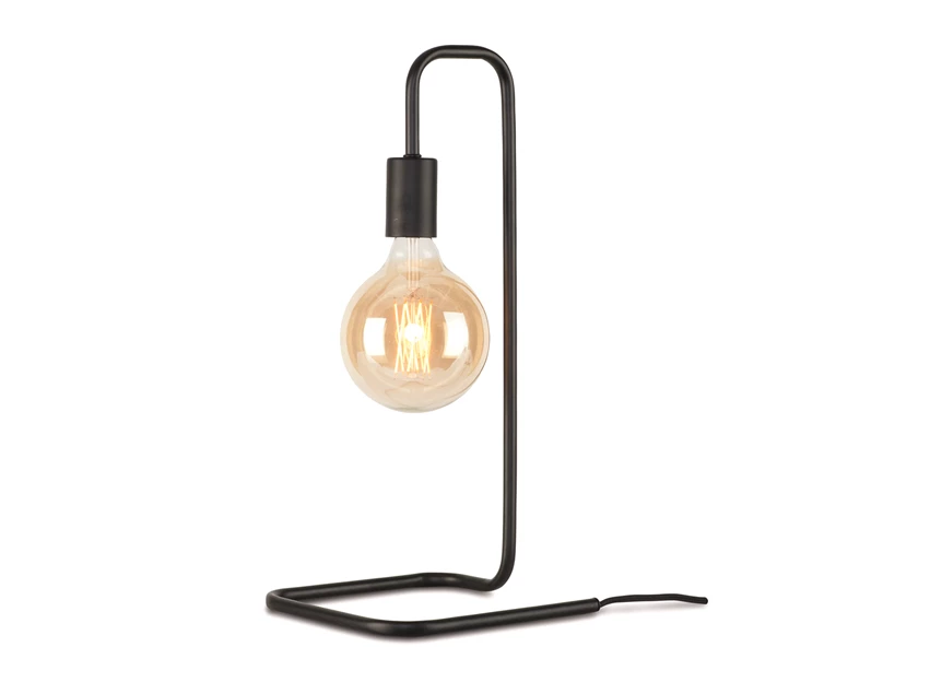 London tafellamp bureaulamp ijzer zwart metro lijnen industrieel verlichting it's about romi E27 40W