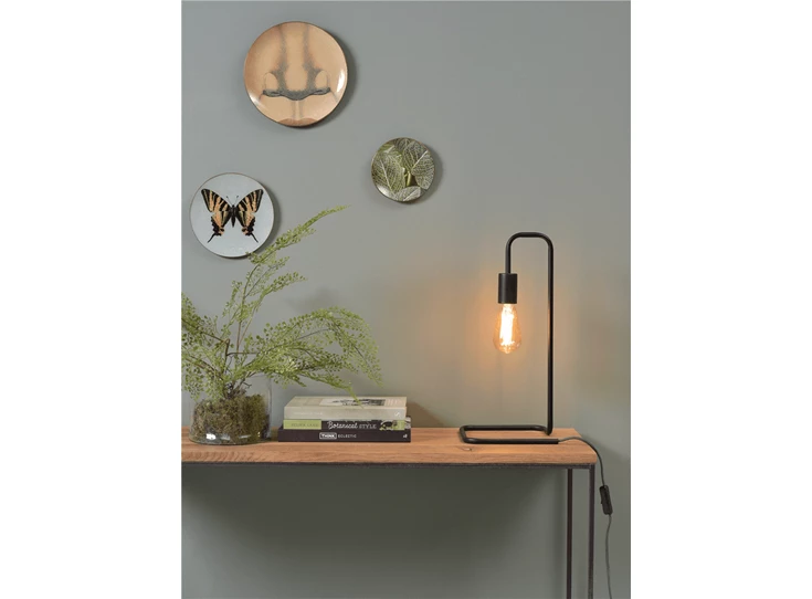 London lijnen E27 40W tafellamp bureaulamp ijzer zwart metro industrieel verlichting it's about romi