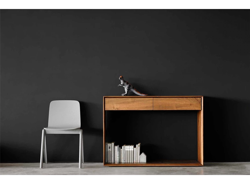 Sfeerfoto Oak Nordic Console 51447 muurtafel wandtafel laden massief eik hout Ethnicraft