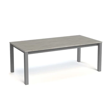 Verona tafel 100x200 ep24 hamerslag mica grijs hp78 steigerhout epoxy poten melamine tafelblad eettafel keukentafel perfecta