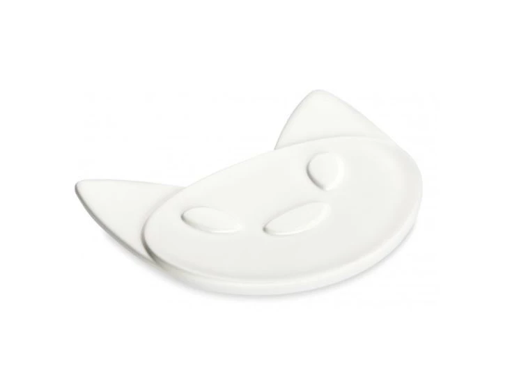 5878525 Koziol zeepbakje Miaou cotton white