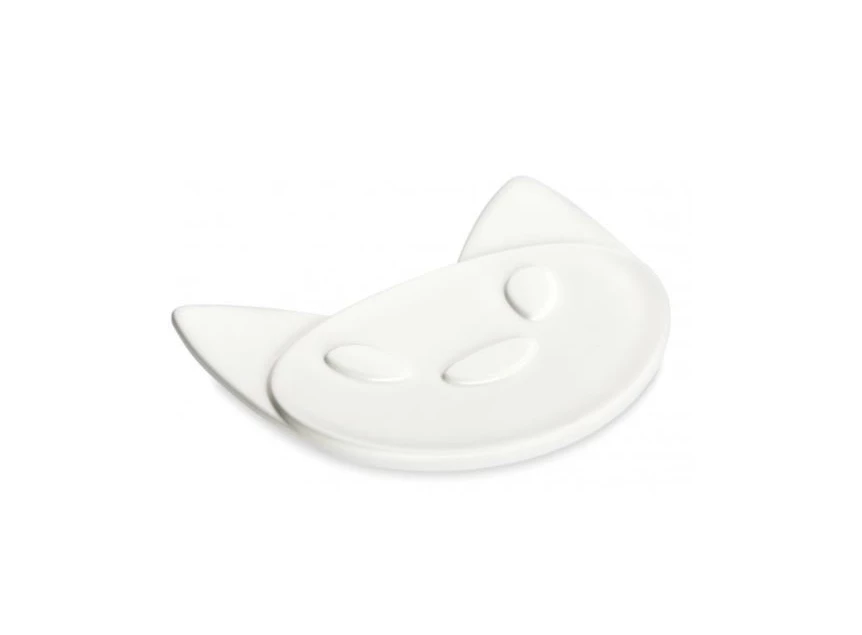 5878525 Koziol zeepbakje Miaou cotton white