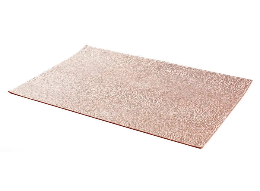 706388 placemat zilver op roestbruin 45x30cm schuin yong