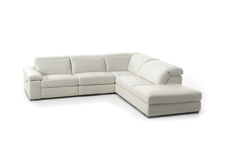 Lele leder hoeksalon Italiaans design Max Divani