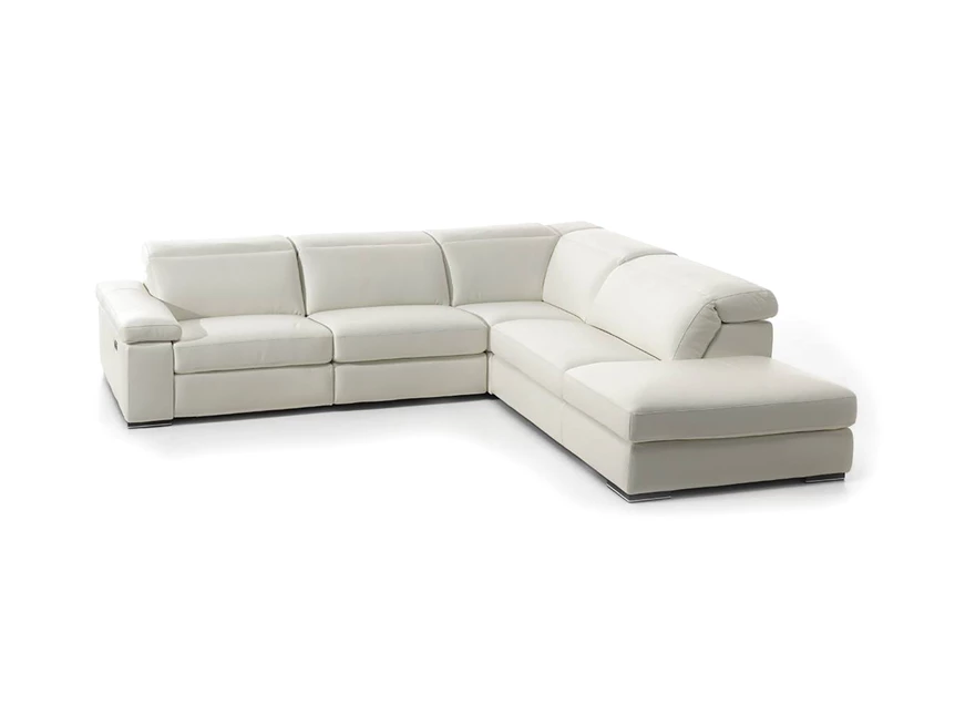 Lele leder hoeksalon Italiaans design Max Divani