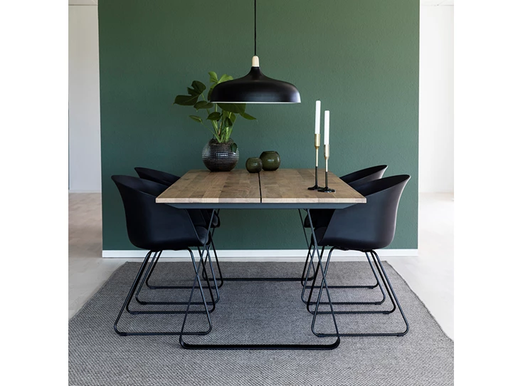 Stoel Moon zwart Sfeer