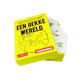 Een gekke wereld gezelschapsspel vragen uitdagingen spel speelgoed kinderen