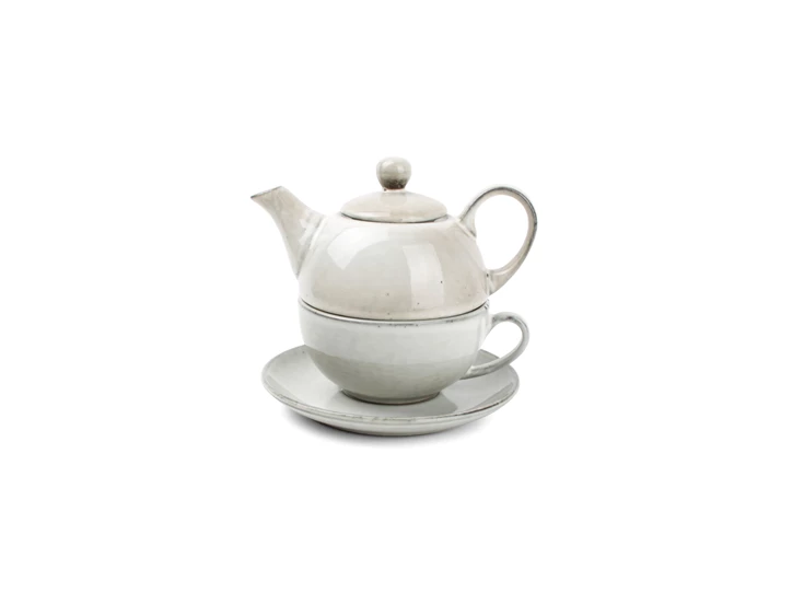 850539 tea for one set groen Artisan 34cl