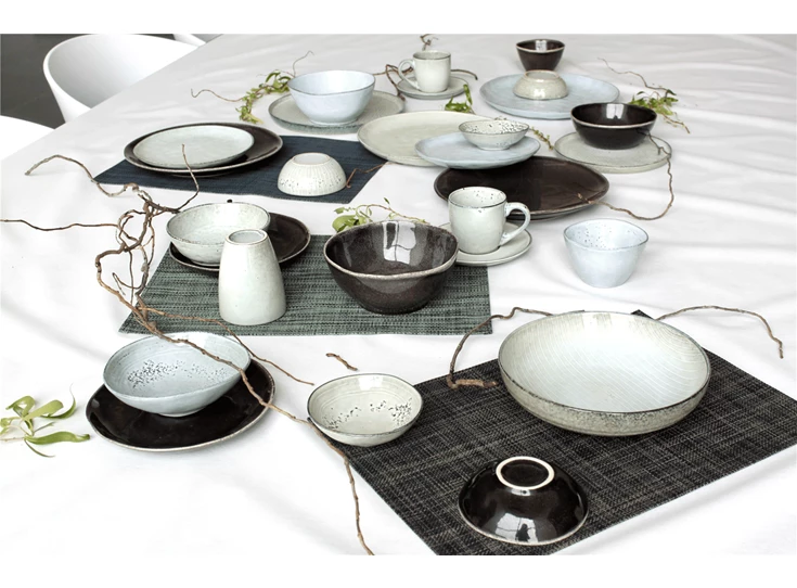 850539 tea for one set groen Artisan 34cl sfeerbeeld