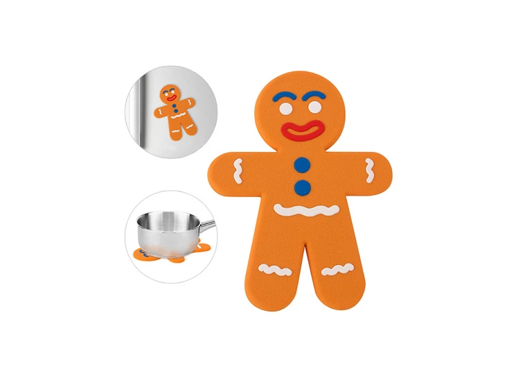 Trivet the man balvi B25694 silicone magnetisch bergers peperkoeken man panonderlegger