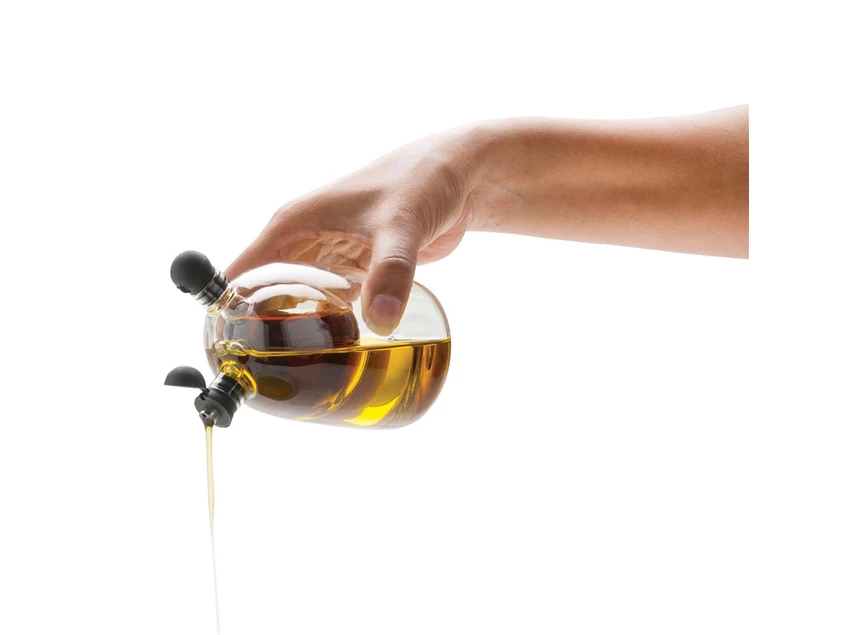 Orbit 2.0 olie en azijnset mondgeblazen bergers xd262360 oil and vinegar set xd design glas