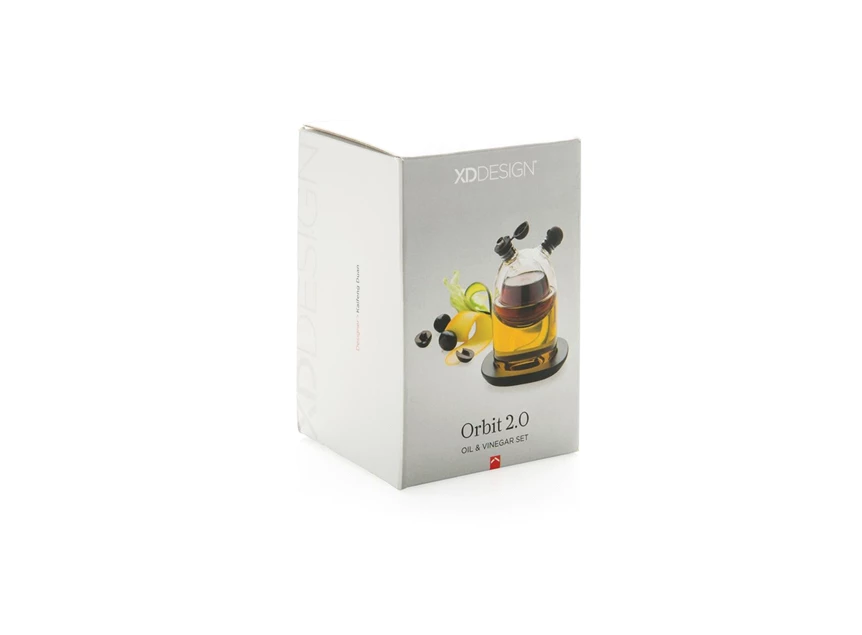 Orbit 2.0 mondgeblazen oil and vinegar set xd design glas bergers xd262360 olie en azijnset