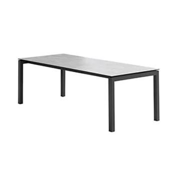 Julia eettafel mobliberica keramiek roestvrij staal verlengbaar verlengtafel woonkamer spaans design