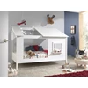 vipack housebed Huisbed met wit dak