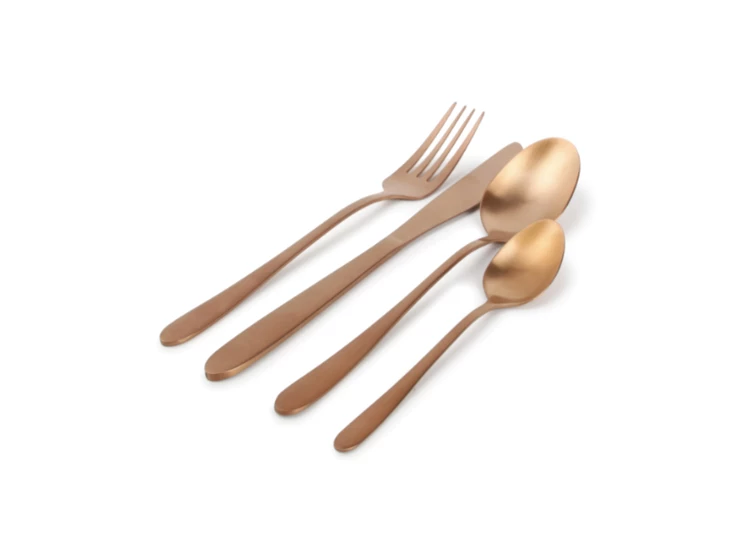 682901 Bestekset 24-delig mat rosé goud Slim ONA