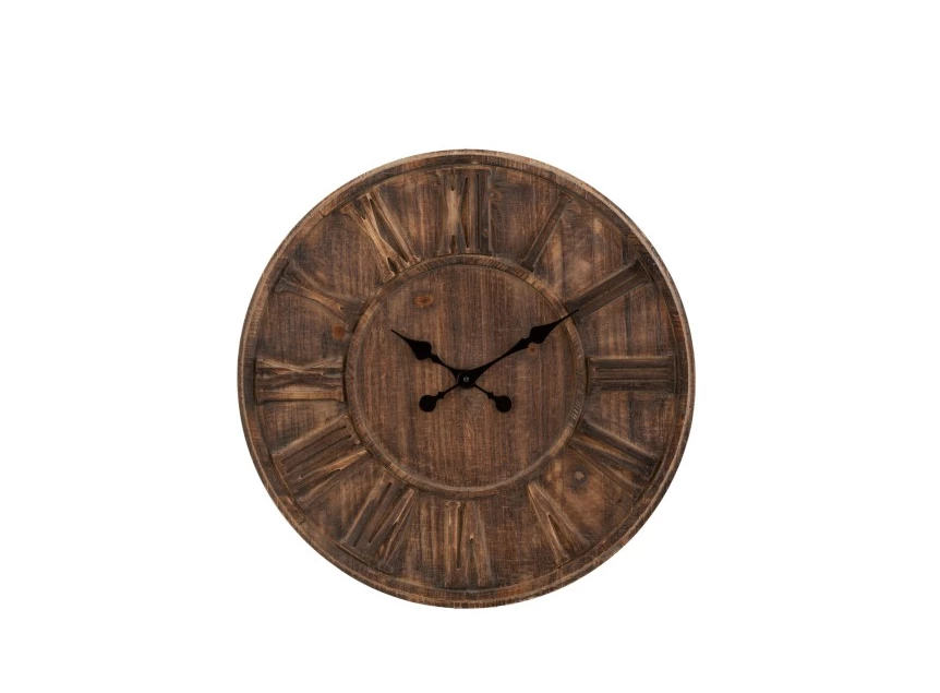 2912 J-line Jolipa klok hout schijf L