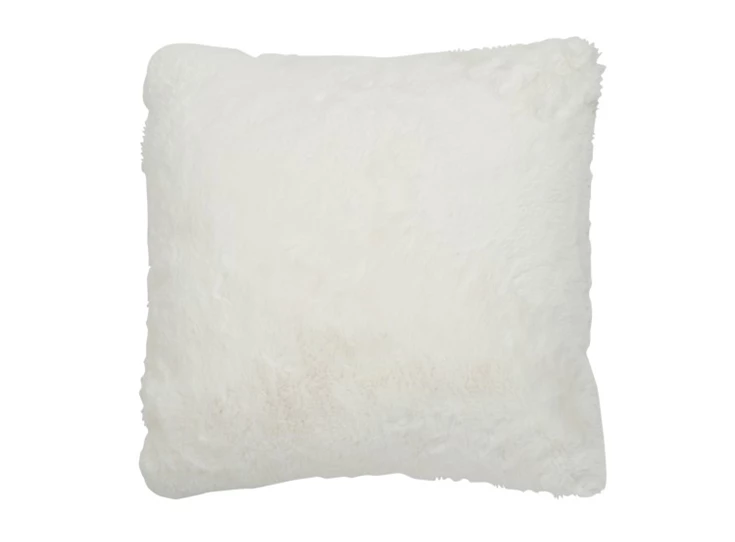 76887 J-Line vooraanzicht Jolipa Sierkussen Cutie 45x45cm Wit