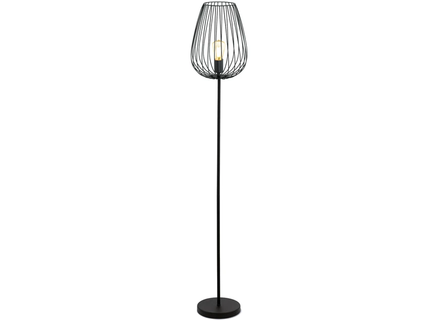 Newtown vloerlamp 49474 eglo blind getrouwd zwart staal verlichting e27