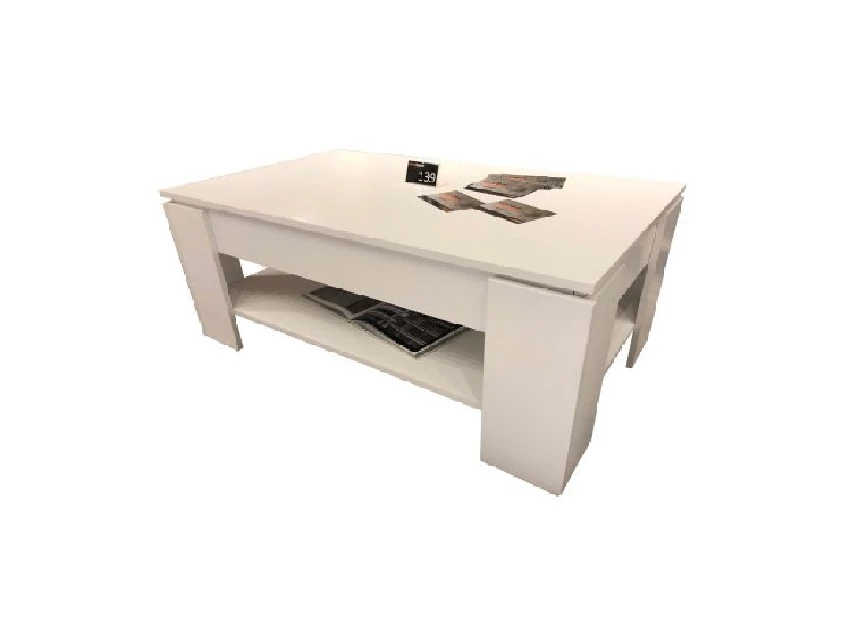 Uni universal salontafel trendteam opbergvak budget 1100-139-01 wit