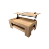 Uni 1100-139-45 opbergvak salontafel trendteam lichte eik budget