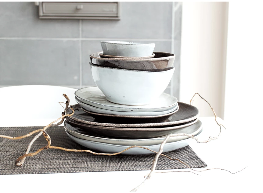 850540 Serveerschaal 30,5x10,5cm groen Artisan Salt and Pepper S&P collectie