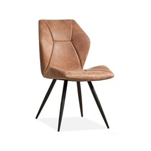 Tesla 3540 softyl cognac stoel Maxfurn metalen poten modern industrieel budget