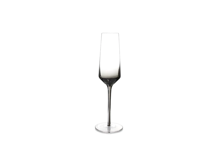 852818 Champagneglas 23cl smoked Secrets set/2