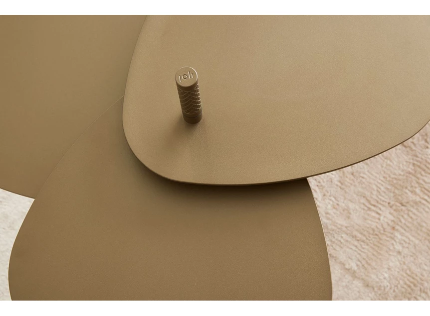 Detail Bijzettafel Flower metaal bronze Joli