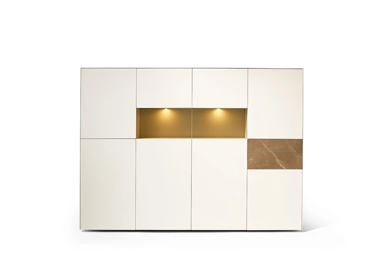 Barkast Yumè H240-8 structuurlak keramiek Crest