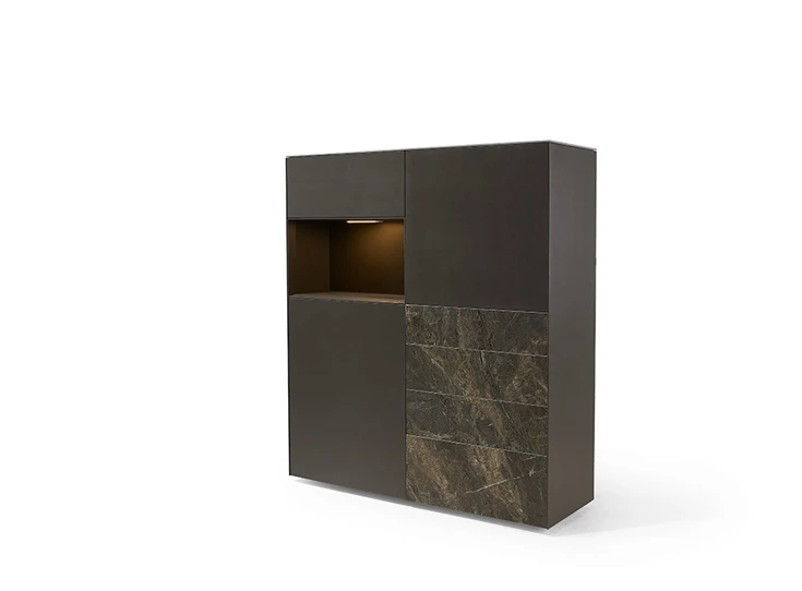 Barkast Yumè 120-8 structuurlak keramiek Crest