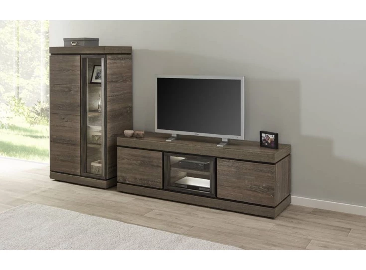 sfeerbeeld televisiemeubel K538 donkerbruin evan belluno TV2
