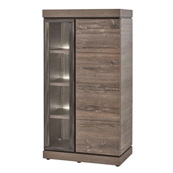 KV1R donkerbruin eik K538 evan belluno vitrine rechts