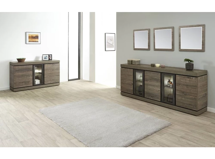 sfeerbeeld belluno K538 donkerbruin evan eetkamer