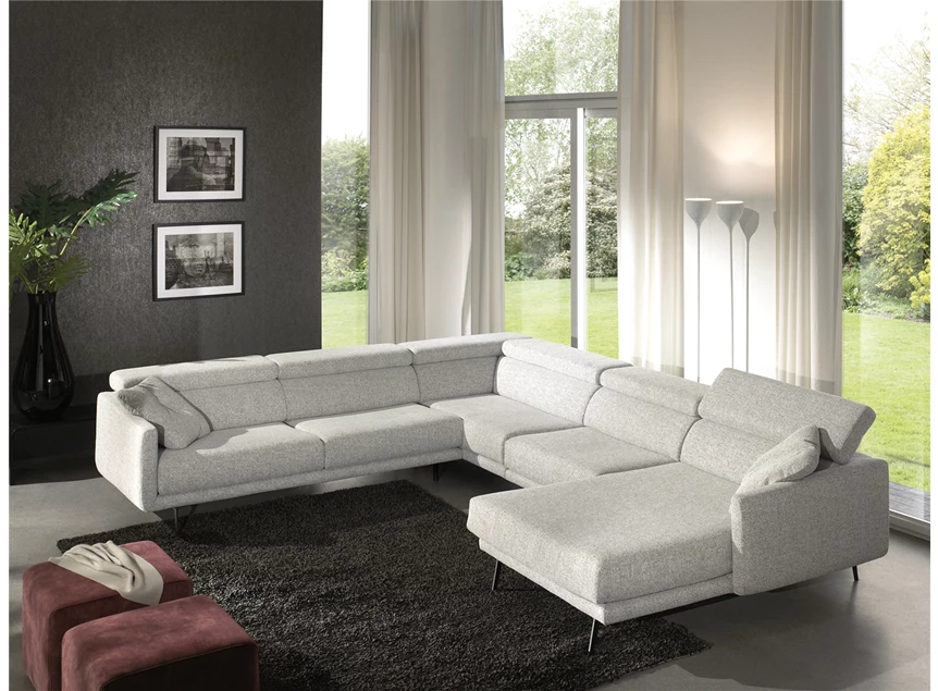 Hoeksalon Viteo U vorm in sfeer