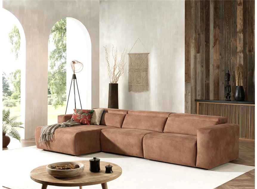 Lounge zetel Boaz sfeerbeeld longchair met zit