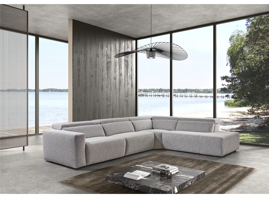 Hoeksalon Boaz Varam L vormig in sfeer