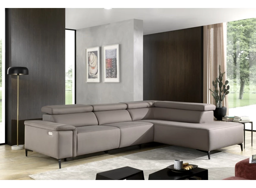 Hoeksalon Vince in leder sfeer