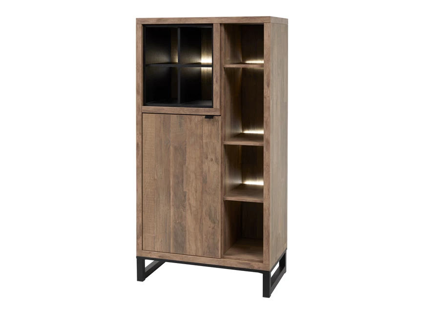 Meubar Jaipur kolomkast links old teak