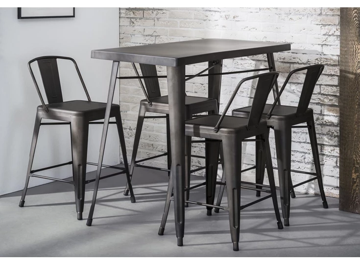 Barstoel 'BISTRO' Zijlstra Grijs Sfeer