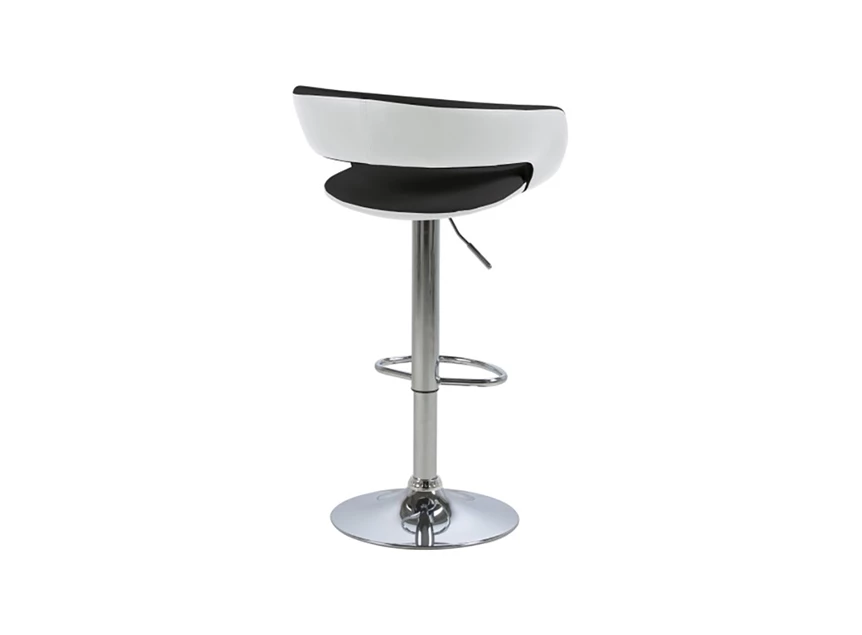 Barstoel Grace zwart/wit met gaslift Actona