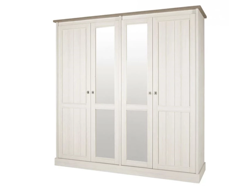 York K4S2 kleerkast 4 deuren 2 spiegel