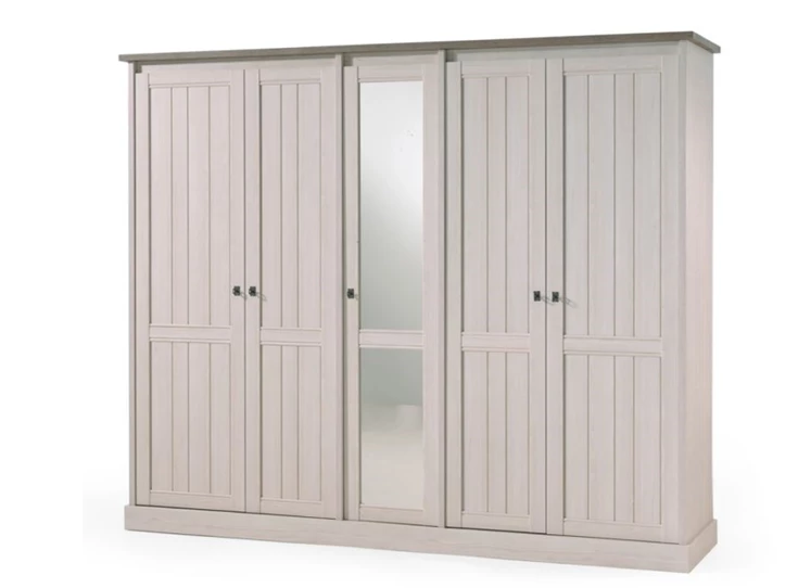 York K5S1 kleerkast 5 deuren 1 spiegel