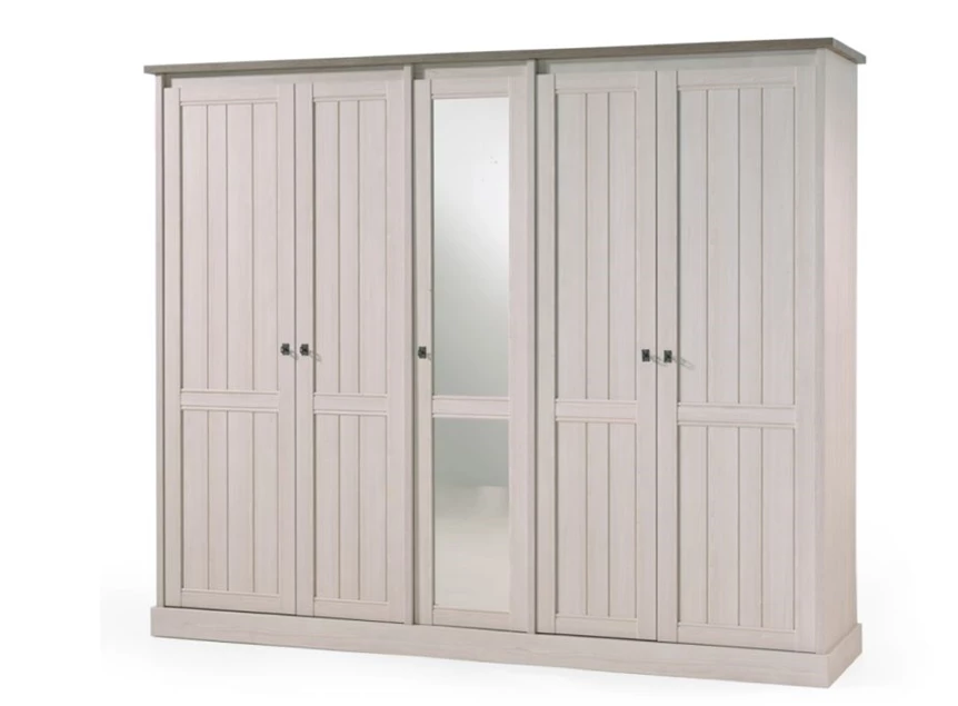 York K5S1 kleerkast 5 deuren 1 spiegel