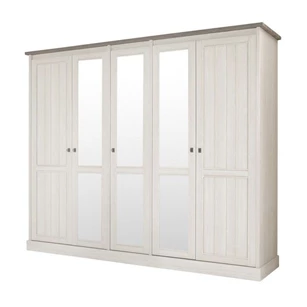 York K5S3 kleerkast 5 deuren 3 spiegels