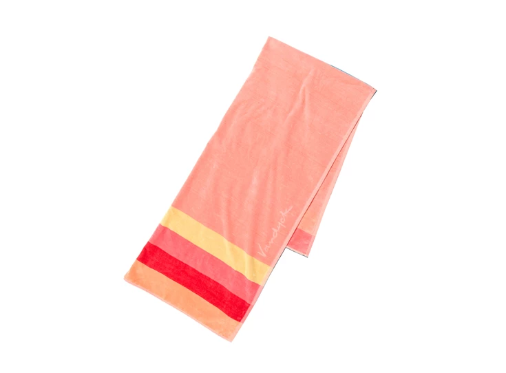 BAWA15101 Strandlakens Vandyck Miami koraal 100x200cm