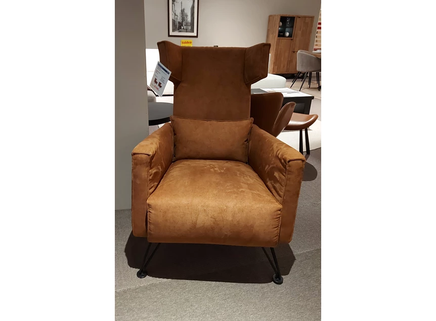 Design zetel jimmy leather 127 brandy