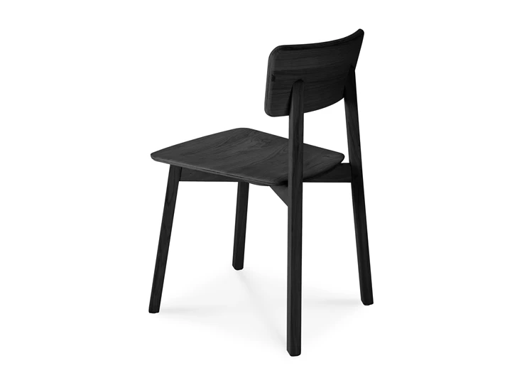 Achterkant Oak Casale Black Dining Chair 50673 Ethnicraft